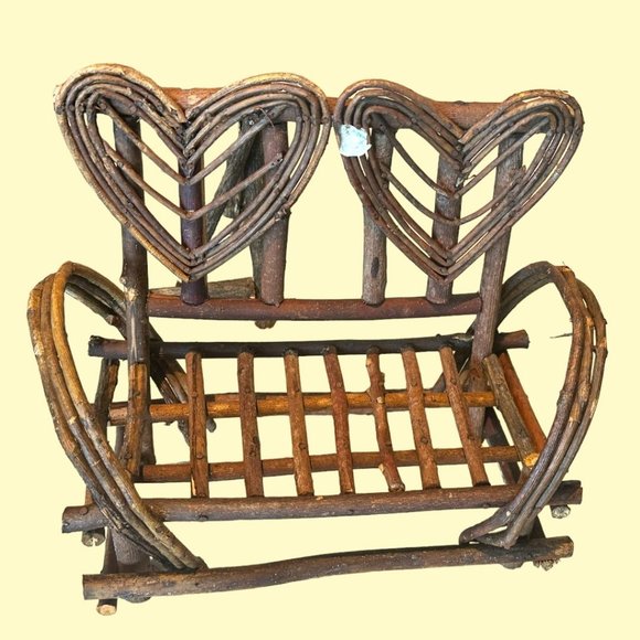 VINTAGE HANDMADE TWIG CHAIRS (3 AVAIL) & COUCHES (2 AVAIL) - Picture 7 of 11